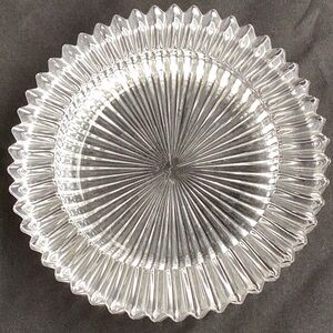 Mikasa Crystal Diamond Fire Coaster Ashtray Trinket Candy Dish